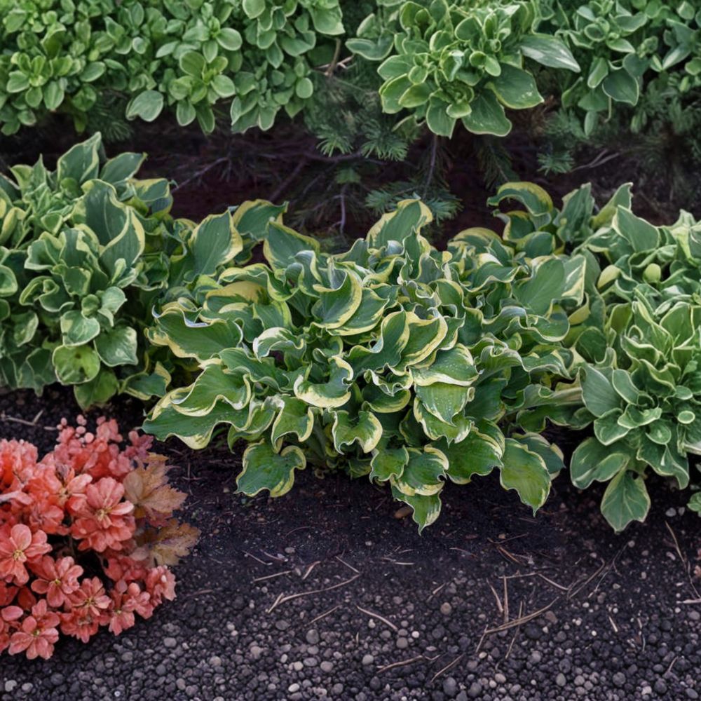 Wheee! Hosta – Bare Root Shade Perennial with Ruffled Variegated Foliage