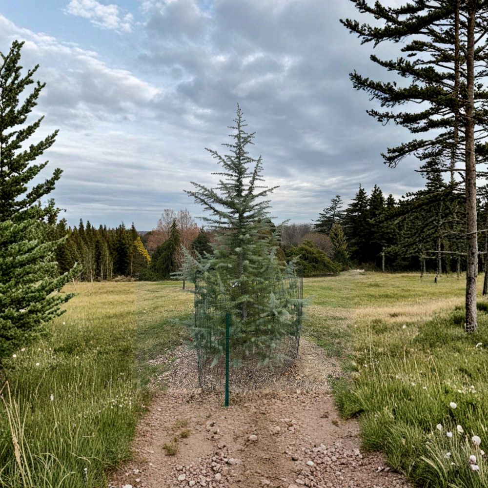 Cedrus deodara 'Electra Blue' – 18 Inch Deodar Cedar Evergreen Tree in 1 Gallon Pot