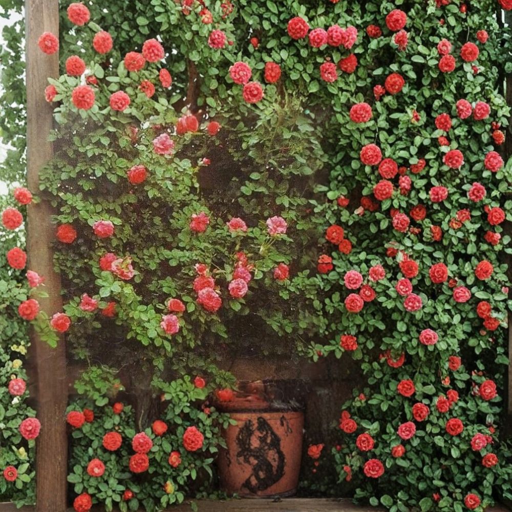 Climbing America Rose Salmon Pink Live Bush Plant 5 Gallon Fragrant Trellis Friendly