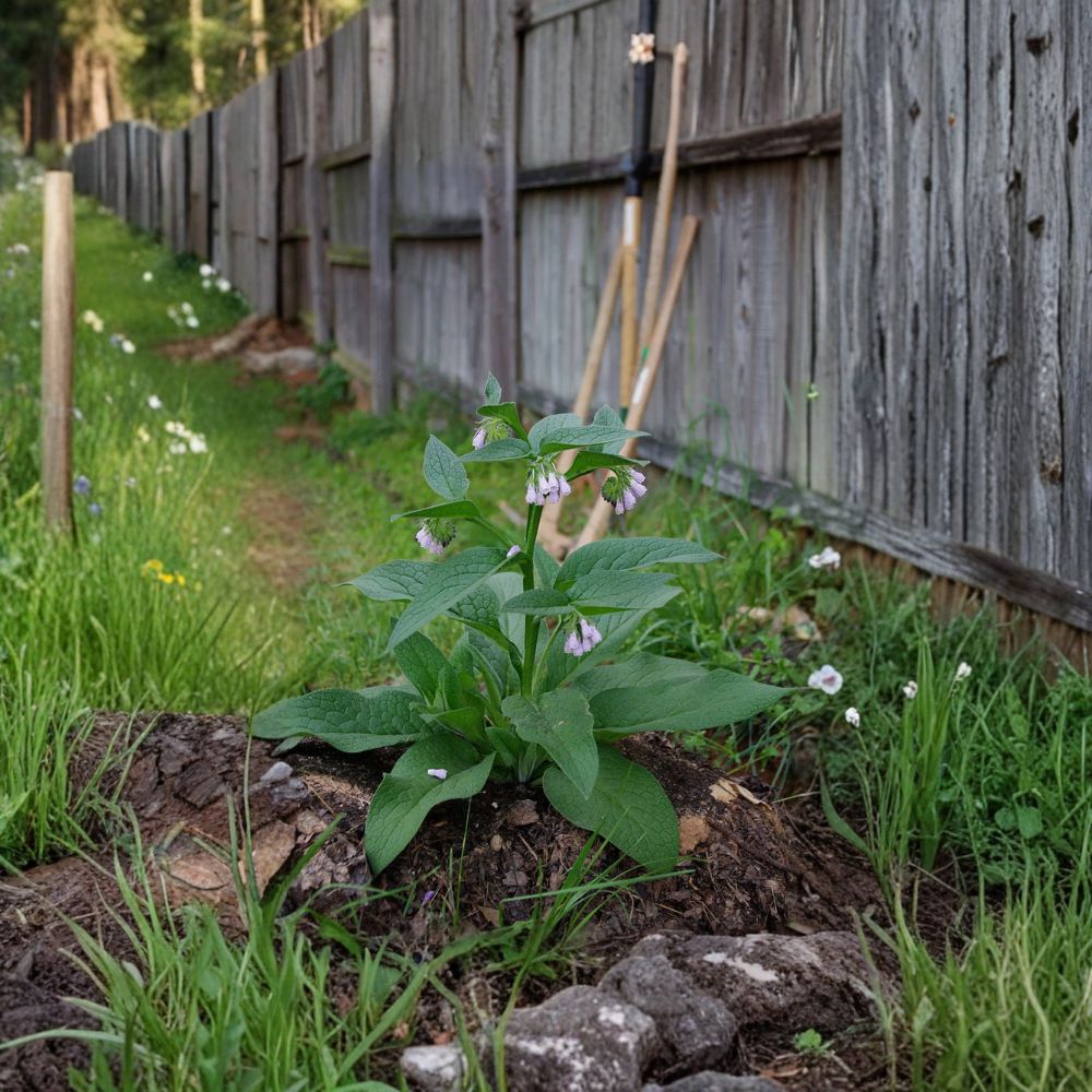 Russian Comfrey Live Root Cutting – Bocking 14 Comfrey Root | Symphytum × uplandicum | Organic Dynamic Accumulator