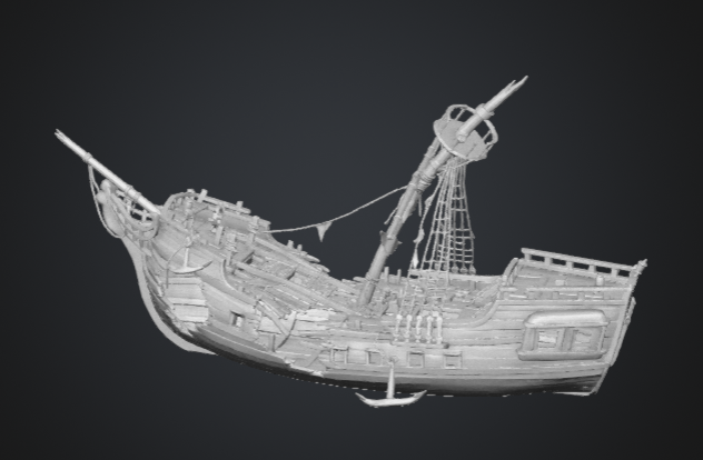 Pirate Ship Wreckage 4 - STL - Digital product