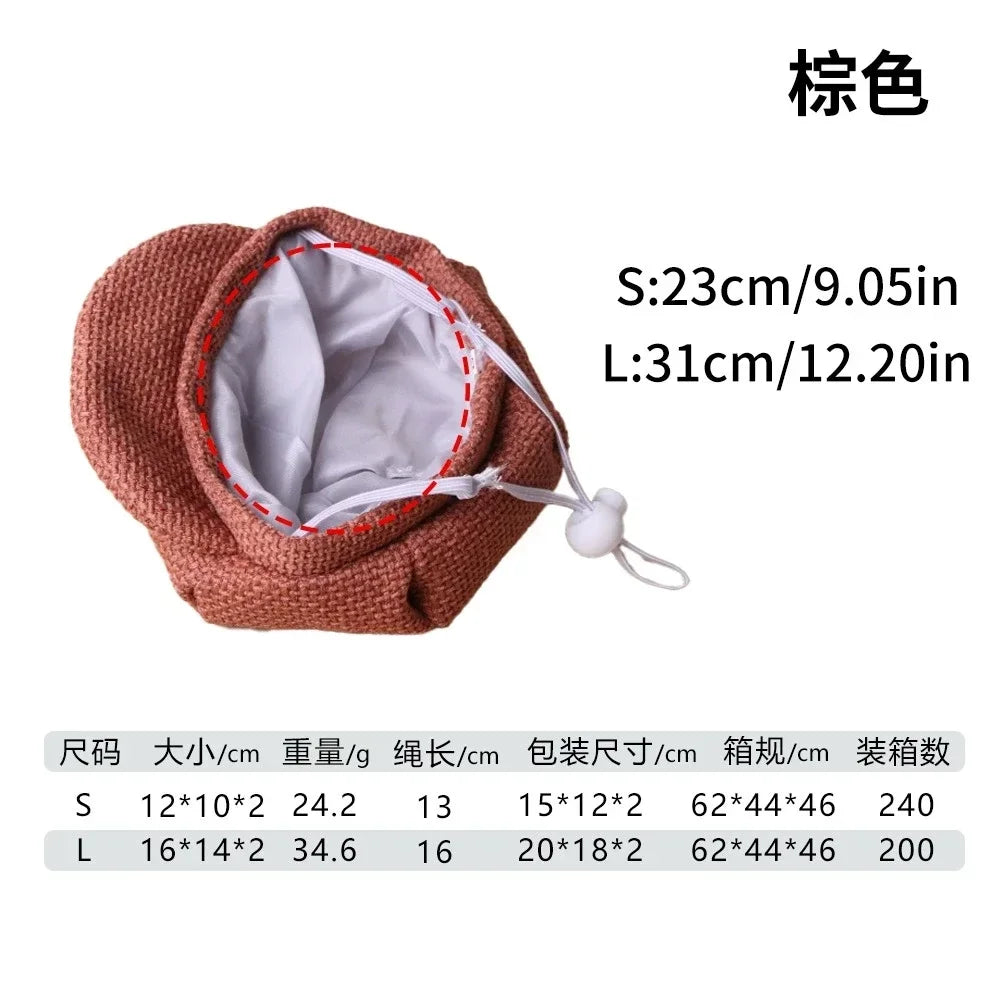 Pet Costume Accessories Retro Dog Beret Hat Adjustable Universal Pet Headgear Cat Gentleman's Hat Pet Dress Up Cap Photo Shoot