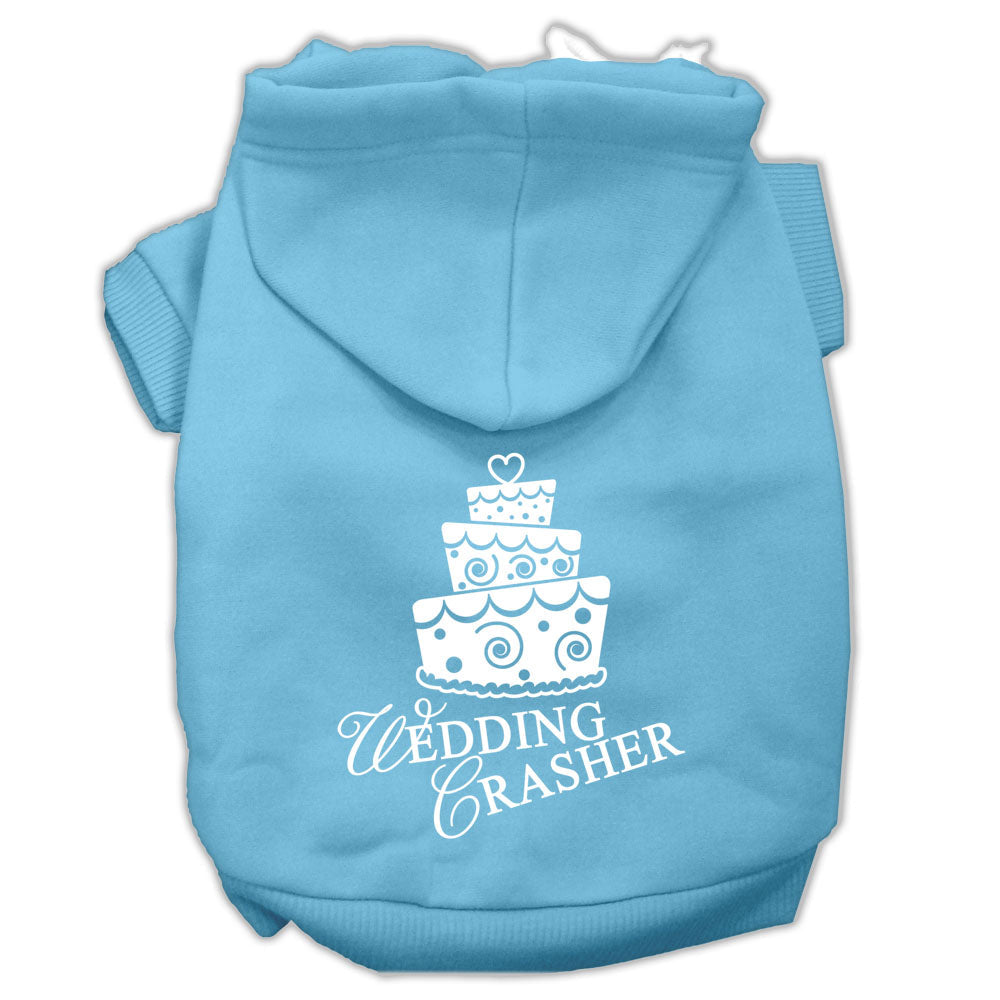 Pet Hoodie Screen Printed, "Wedding Crasher"