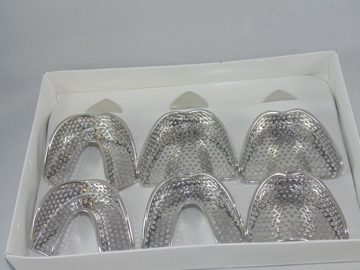 Impression Tray Set of 6, Perforated