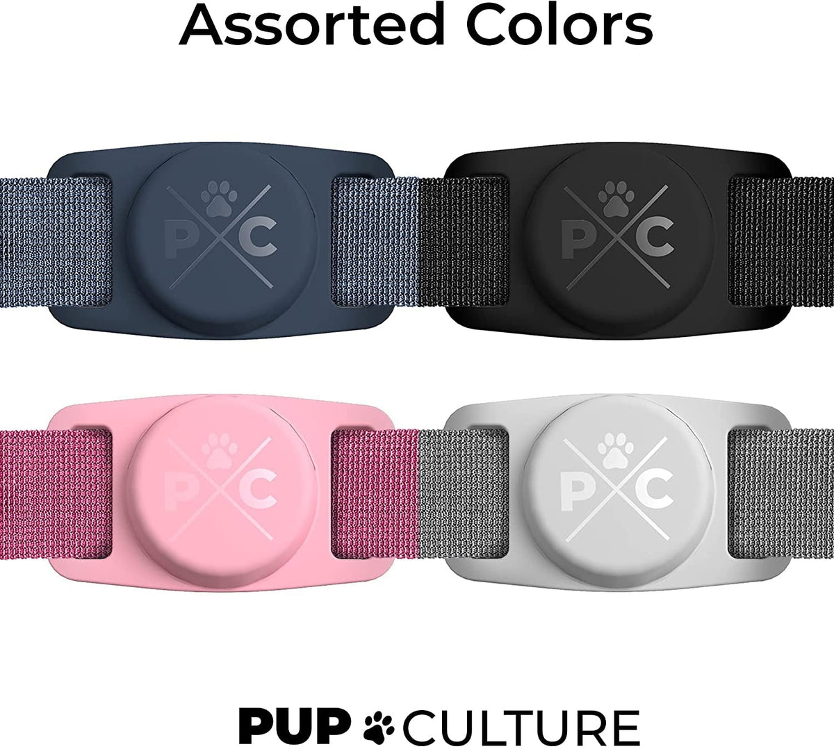 Airtag Dog Collar Holder, Extra-Durable, Lightweight,