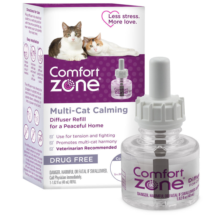 Comfort Zone Multi-Cat Calming Diffuser Refill or Cats and Kittens