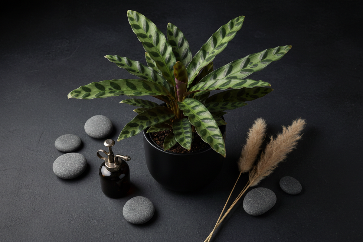 Calathea Rattlesnake – Wild-Patterned Prayer Plant
