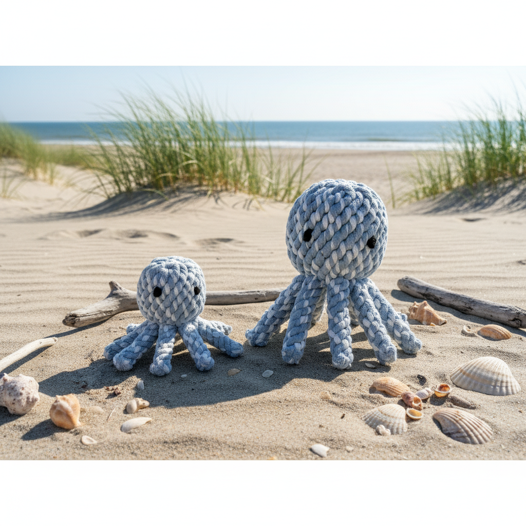 Kai the Octopus Rope Toy : New Version