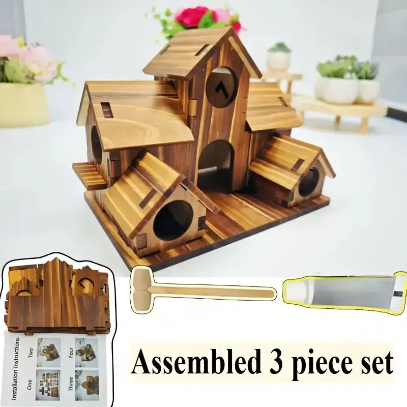 Brown Handmade Bird House