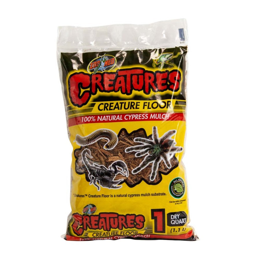 Zoo Med Creatures Floor Natural Cypress Mulch 1qt