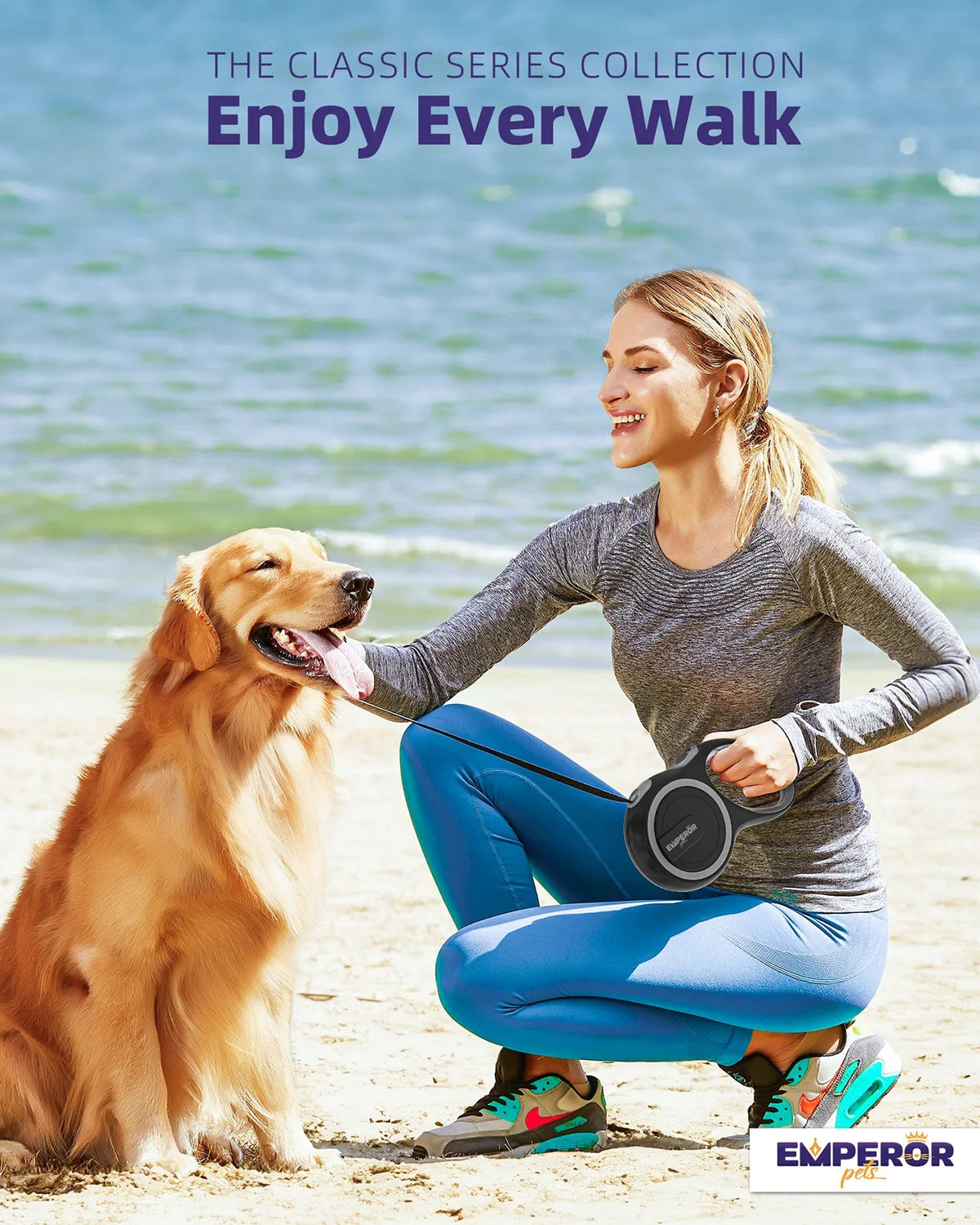 Unleash Adventure! š 16ft Heavy-Duty Retractable Leash for Large Dogs (up to 110lbs) š¾
