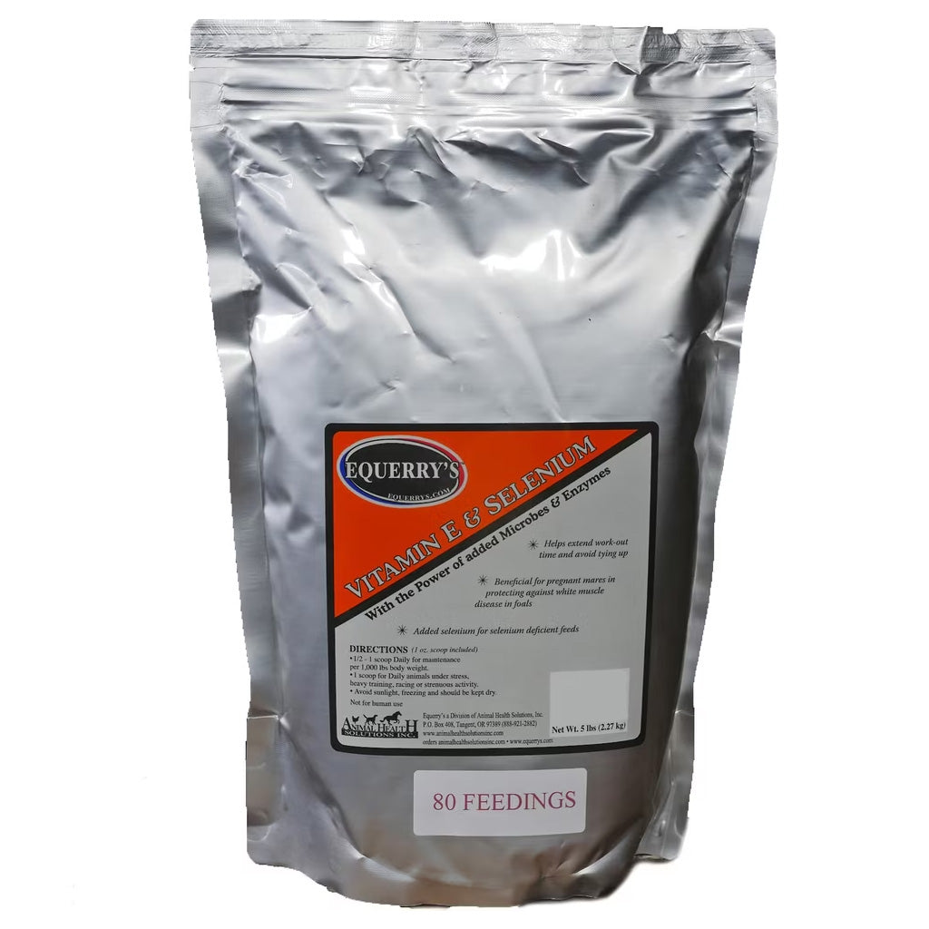 Equerry's Vitamin E & Selenium Nutritional Powder Horse Supplement, 5-lb