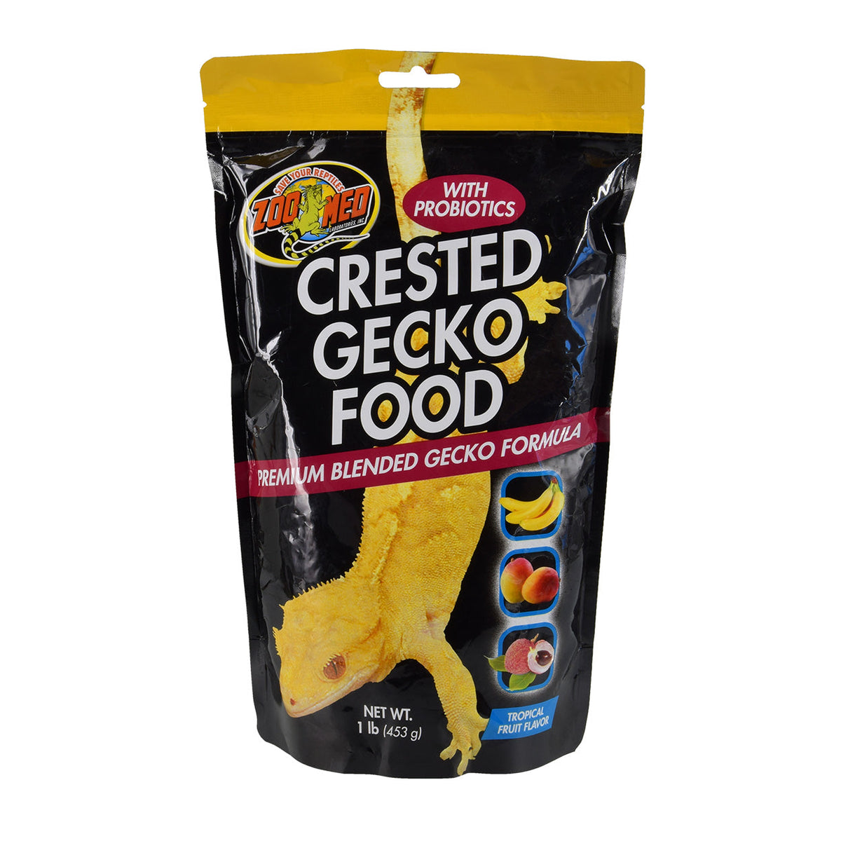 Zoo Med Crested Gecko Food Premium Blended Tropical Fruit 1lb