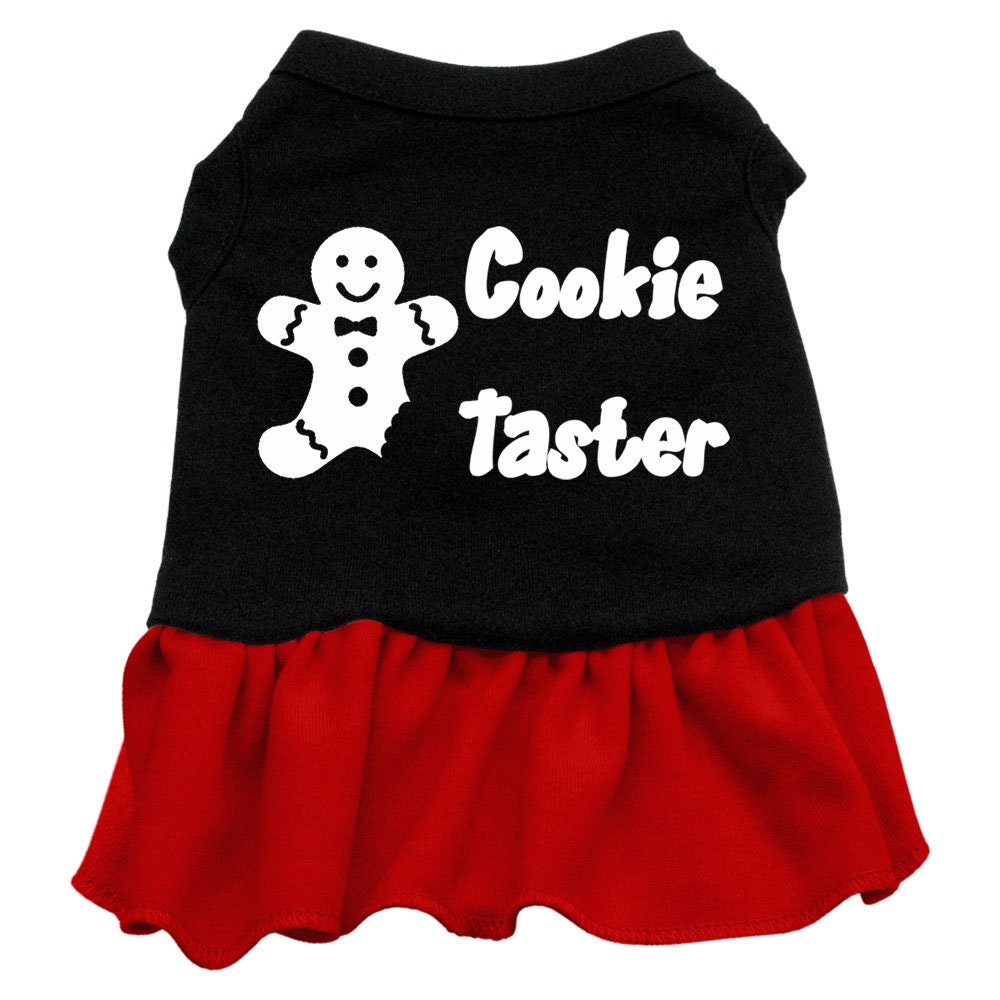 Christmas Pet Dress Screen Printed, "Cookie Taster"