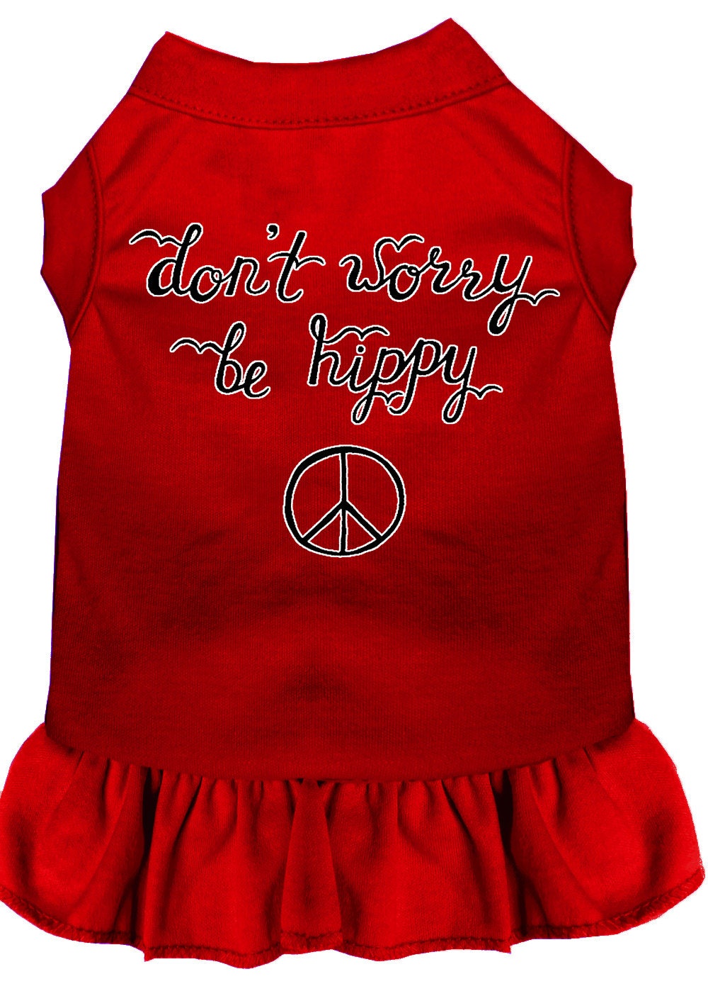 Pet Dress "Don't Worry, Be Hippy"