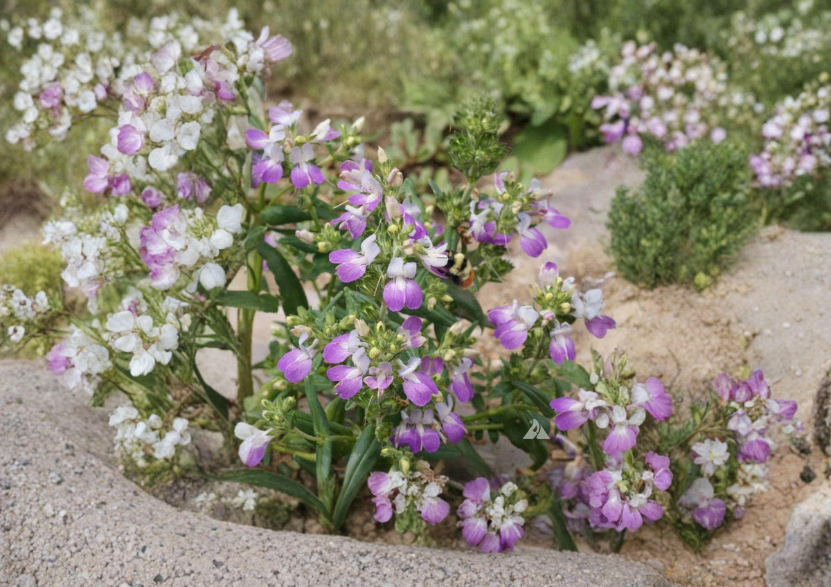 Chinese Houses Wildflower Seeds – Blue, White Spring Blooms, Cottage Garden, Pollinator-Friendly, 100 Seeds, Collinsia heterophylla