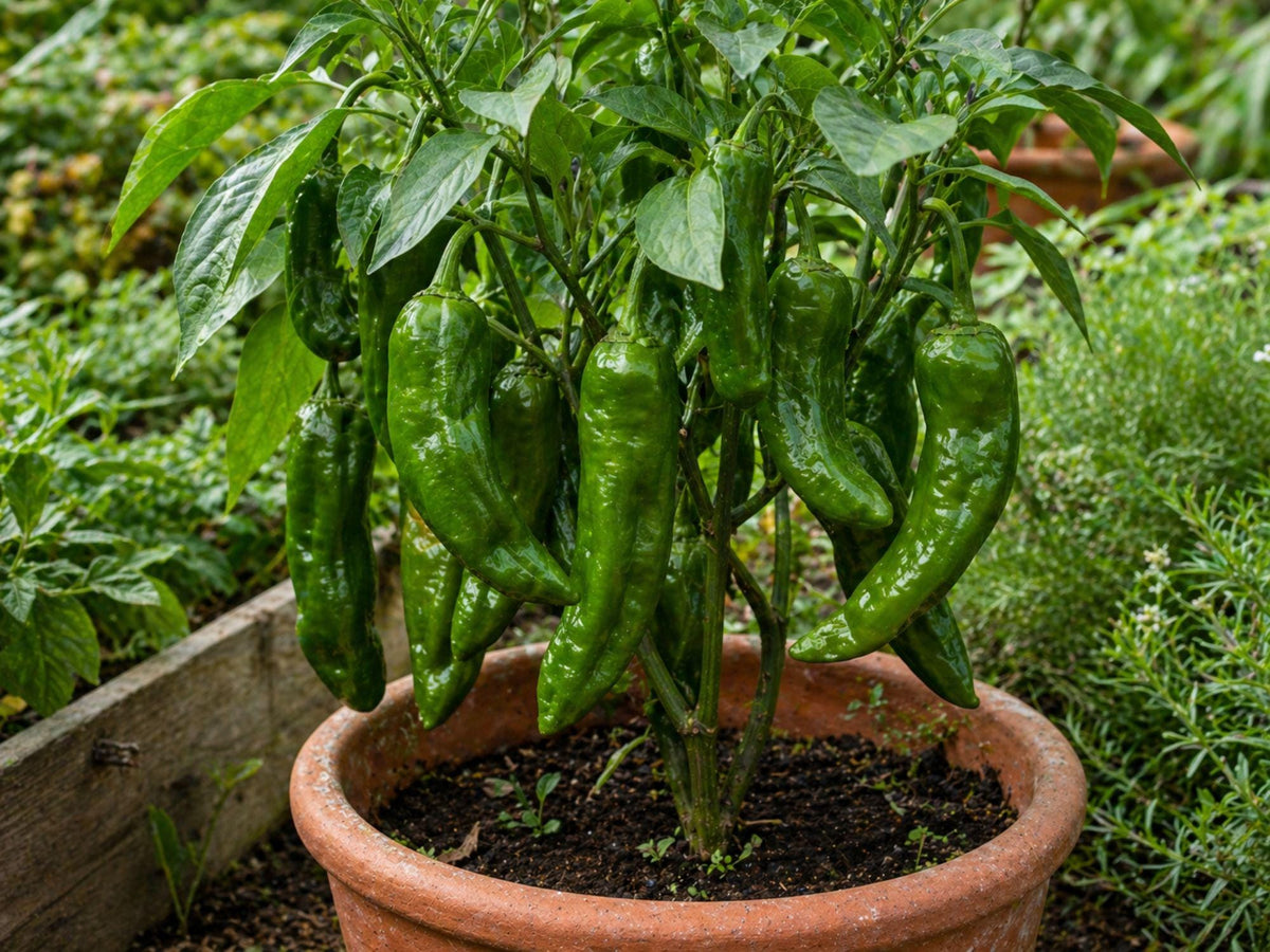 Hot Hatch Big Jim Chili Pepper Seeds 3 Pack - Heirloom, Non-GMO Vegetable Garden Planting