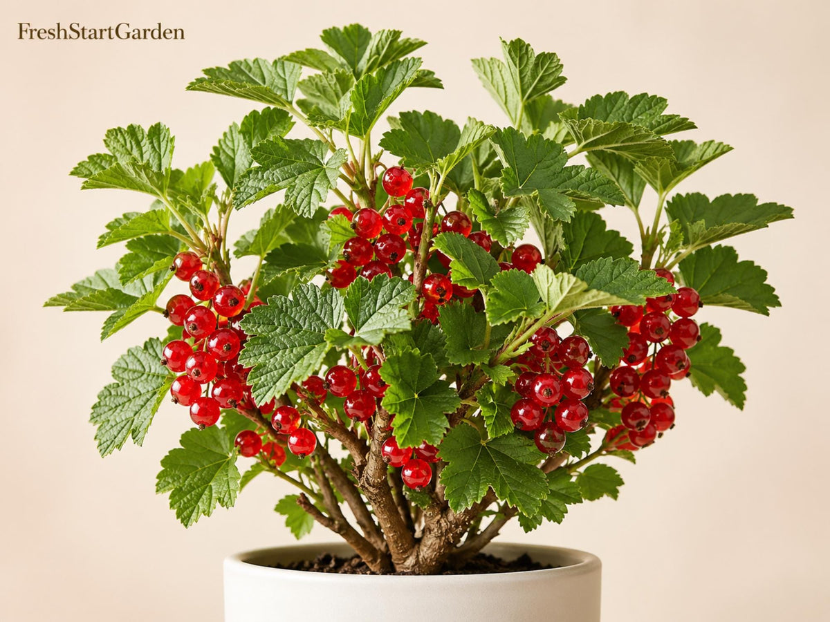 Red Currant Plant - 6-12" Bare Root Edible Berry Shrub - Ribes rubrum