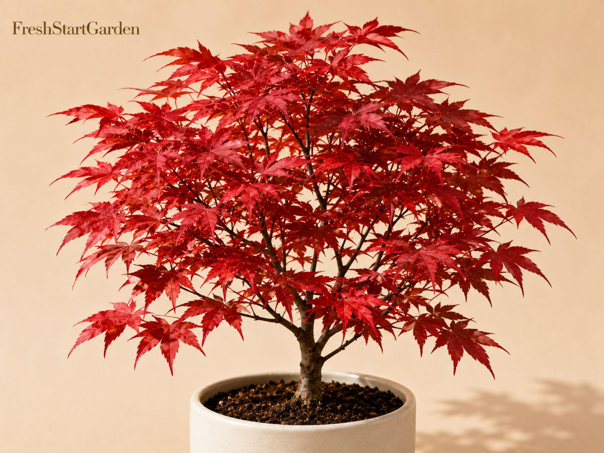 Red Maple Seedlings – Acer rubrum Deciduous Shade Tree, 2 Live Young Trees for Landscaping and Yard Planting