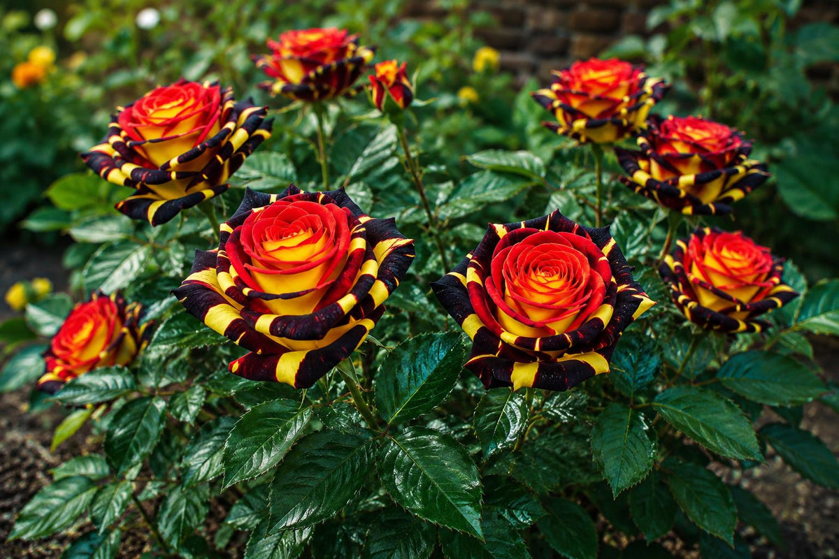 Rare Rose Seeds 20pcs 'Firebird' Non-GMO Heirloom Rosa spp. for Garden, Cutting, Pollinator Attraction