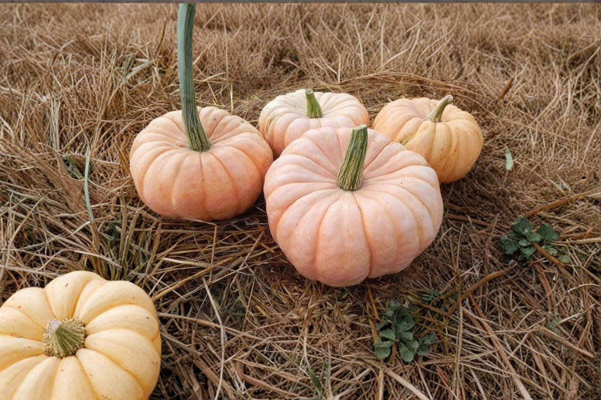 Porcelain Doll Pumpkin Seeds – Pink Ornamental Cucurbita maxima for Fall Gardens & Decorations