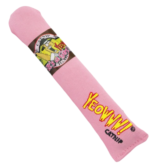 Yeowww Pink Cigar Catnip Toy