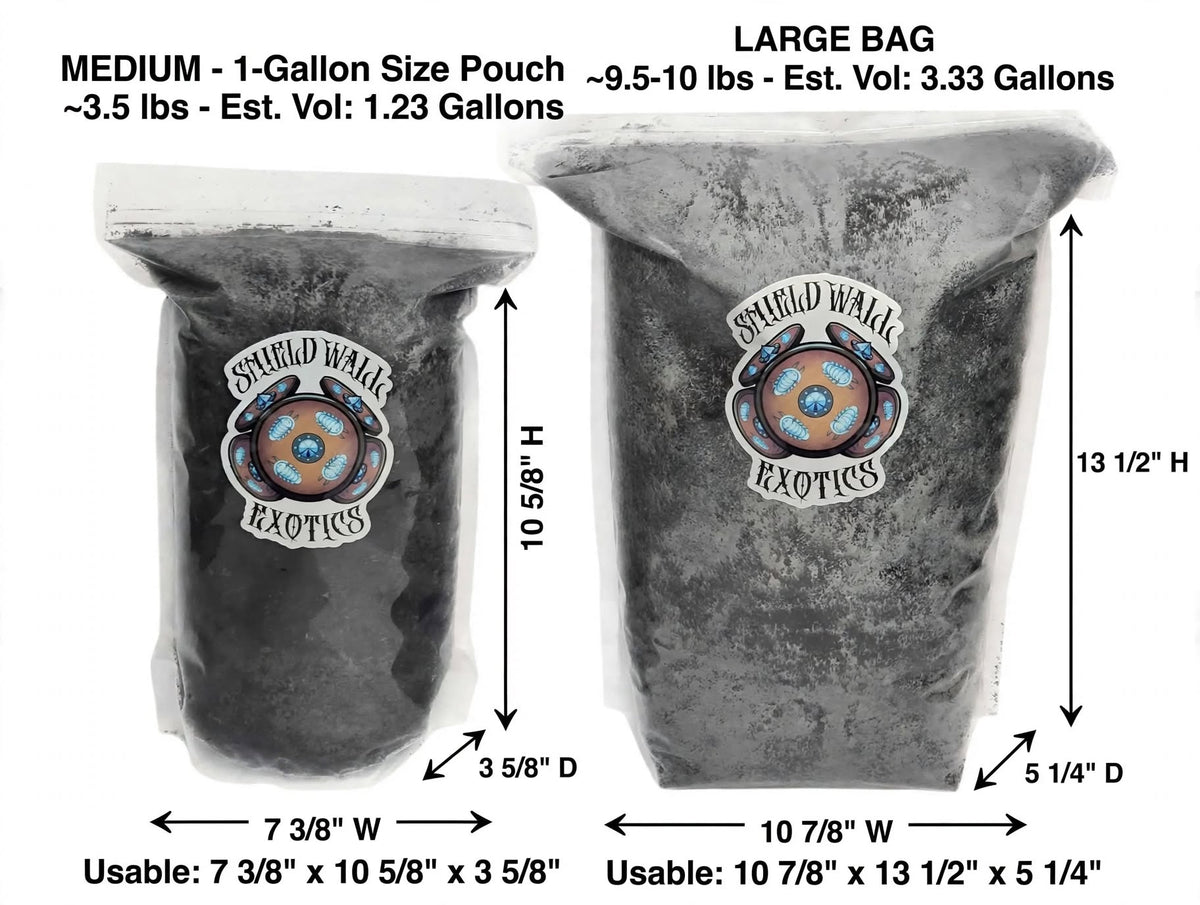 Premium Isopod Substrate - Nutrient-Rich Bioactive Terrarium Mix