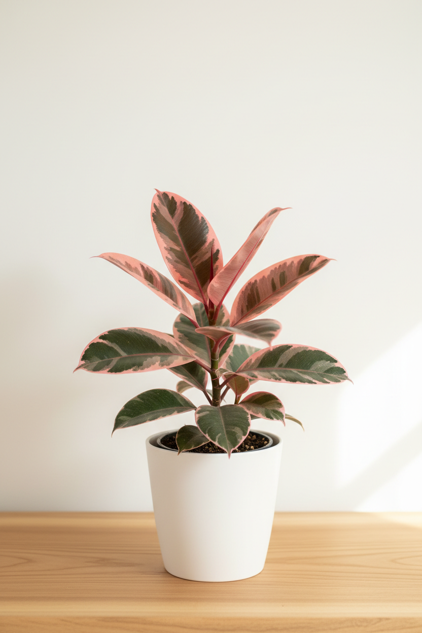 Ficus Elastica 'Ruby Pink'