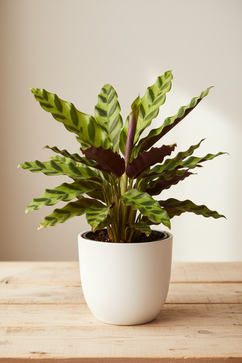 Calathea Lancifolia 'Rattlesnake' - 6" Pot - NURSERY POT ONLY