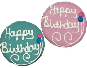 Happy Birthday Round Cookie