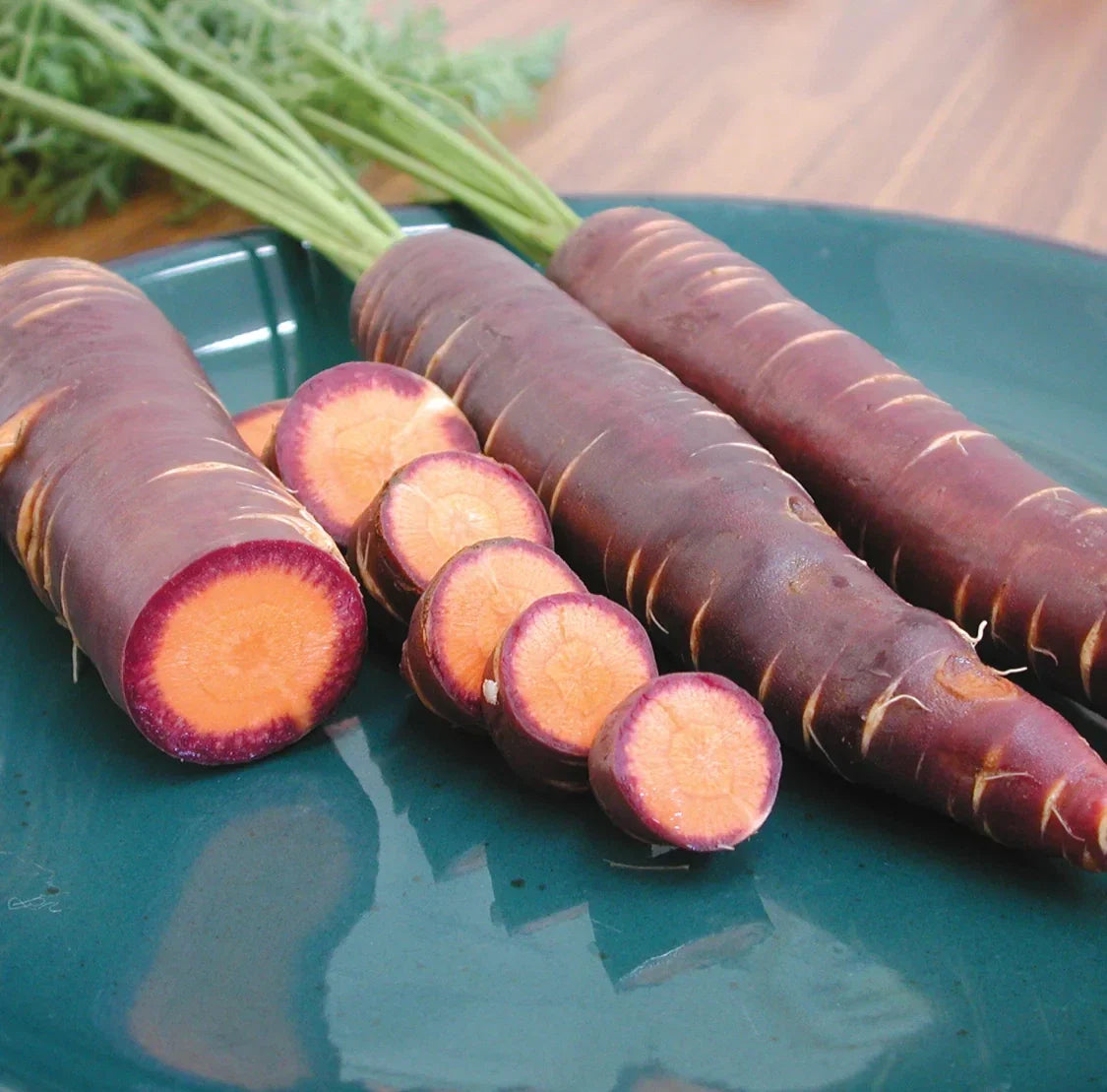 Purple Dragon Carrot Seeds - Organic Non-GMO Heirloom Vegetable Seeds, 200+ Pack, Purple Color, Daucus carota