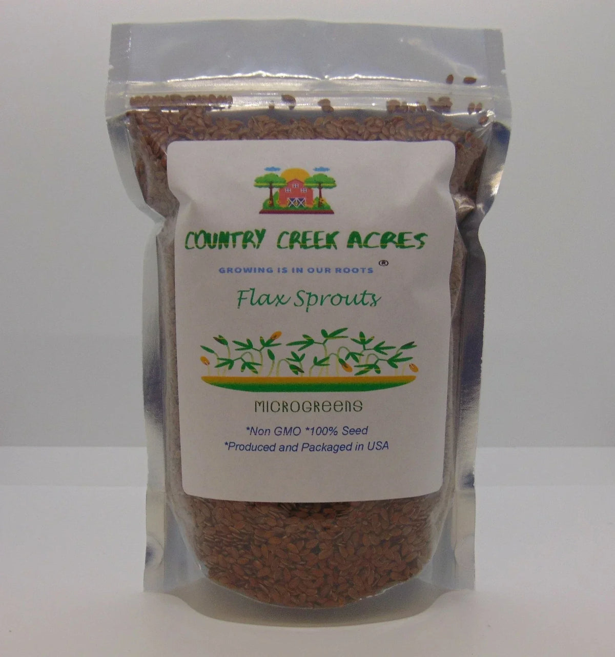 Organic Flax Seeds 2 oz Whole Linum usitatissimum for Planting & Nutrition, Rich in Omega-3 ALA
