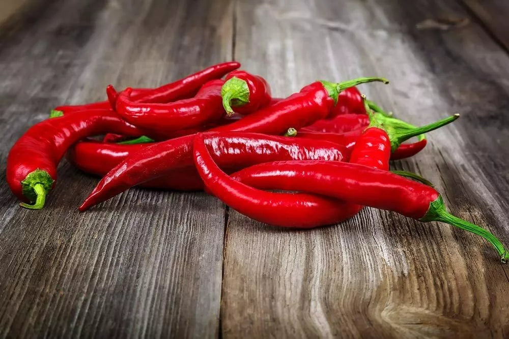 Red Hot Thai Pepper Seeds - 100 Count - Capsicum annuum for Cooking