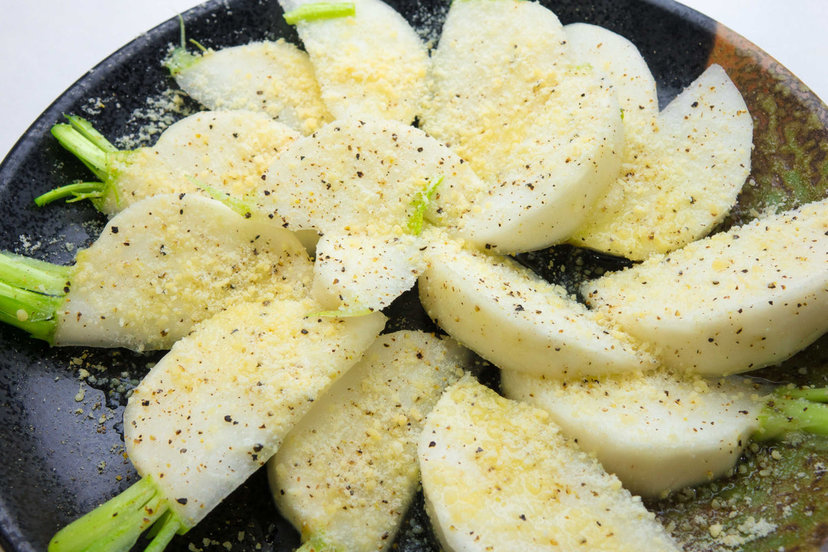 3000 SHOGOIN TURNIP White Japanese Brassica Rapa Root & Greens Vegetable Seeds
