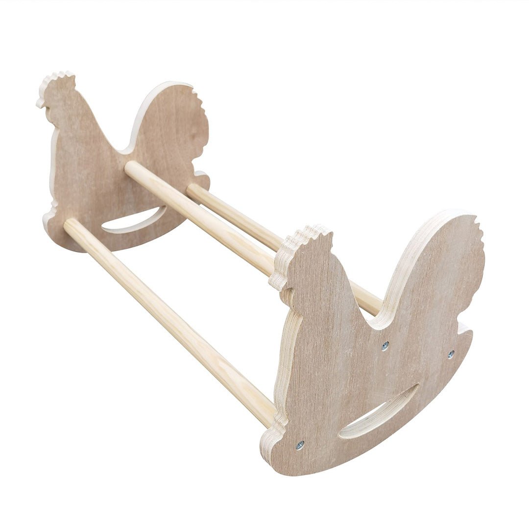 Wooden Chicken Roosting Perch Swing