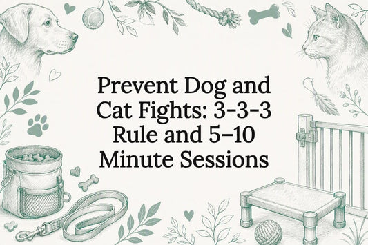 Dog and cat introduction title card