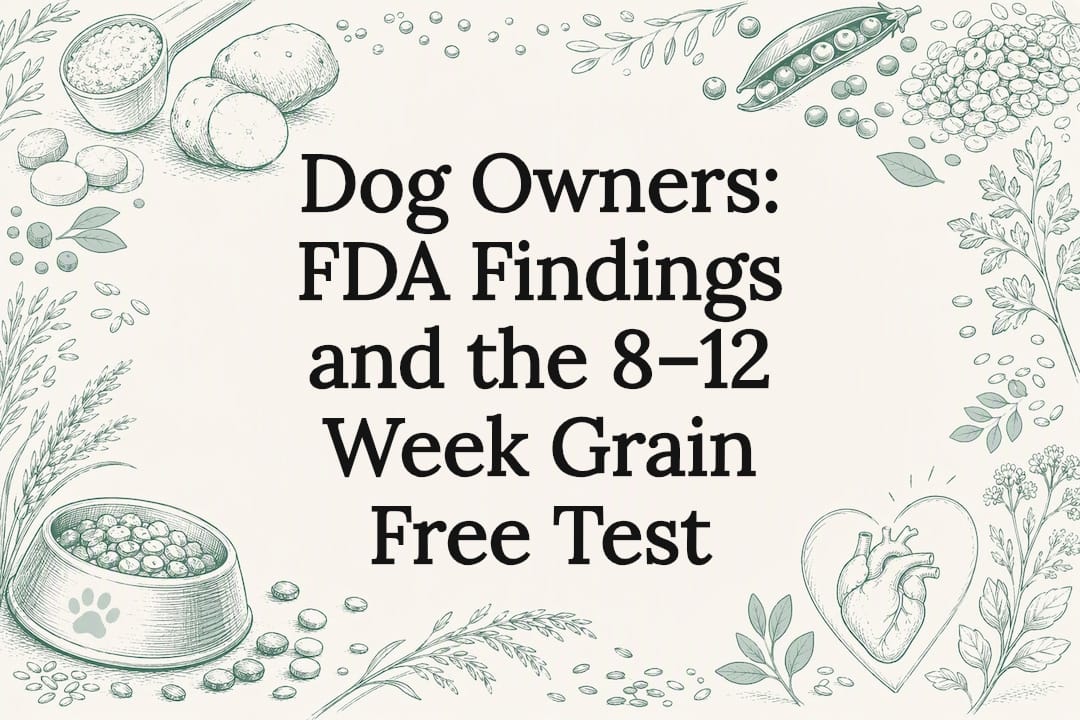 Grain-free dog nutrition title card