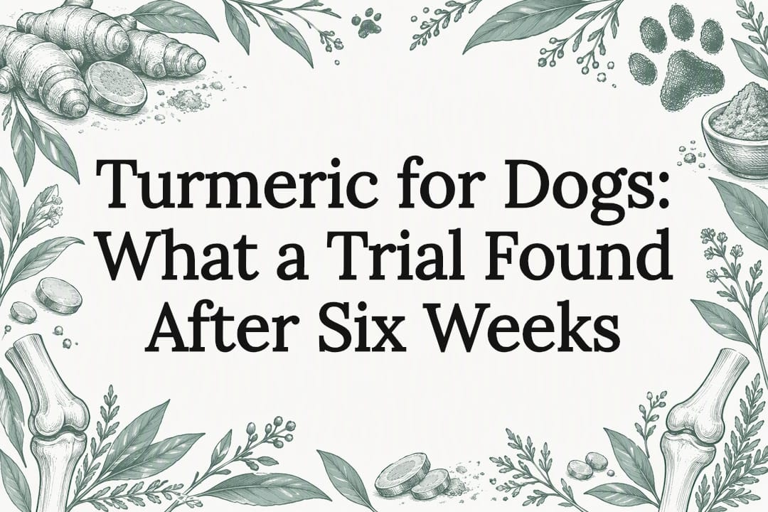 Turmeric and dog joint title card