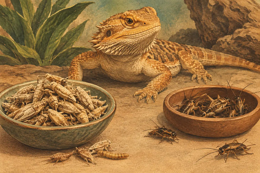 Freeze Dried Versus Live Insects for Reptiles
