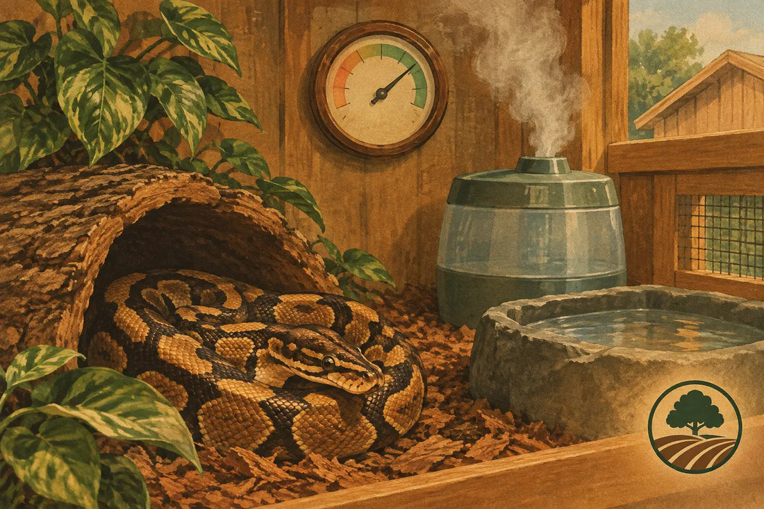 Snake Humidity Control for Healthy Sheds