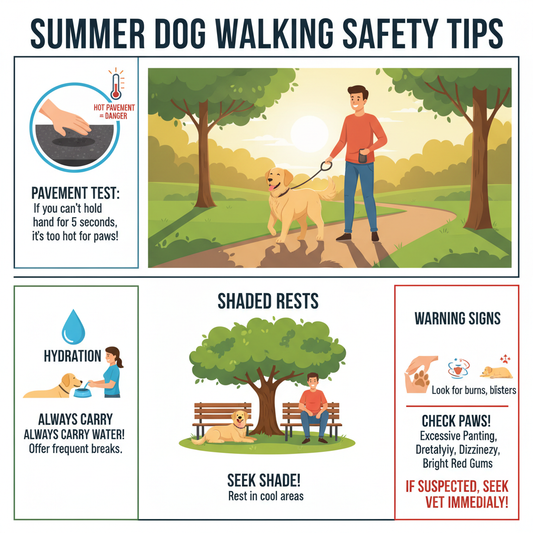 Hot-Weather Walks: A Family Checklist for Safe Summer Outings (Hydration, Paws, and Cool-Down)