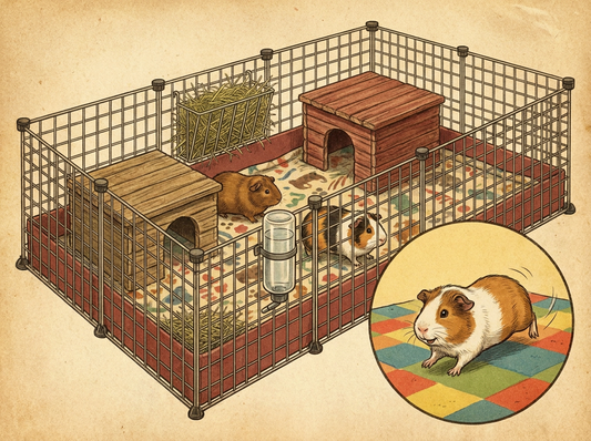 Guinea Pig Habitat Setup