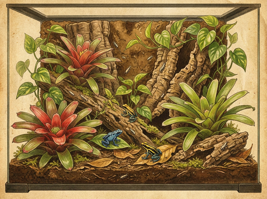 Dart Frog Vivarium