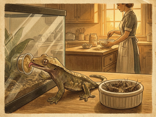Feeding Crested Geckos