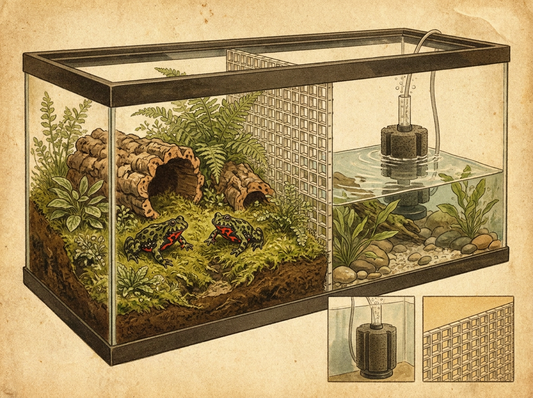 Fire-Bellied Toad Paludarium