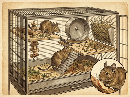 Degu Housing and Enrichment