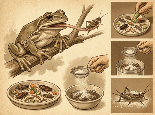 Feeding Tree Frogs
