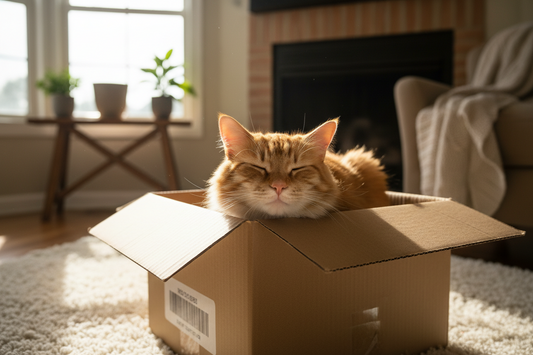 Why Cardboard Boxes Are So Appealing to Cats