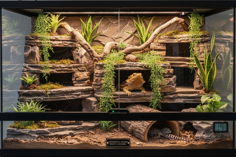 Why Cluttered Enclosures Help Reptiles Feel Safe