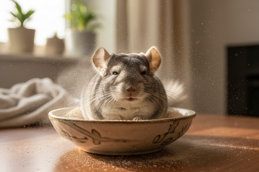 Why Dust Baths Matter for Chinchilla Health and Happiness